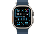 Apple Watch Ultra 2 (2023), GPS + Cellular, 49 mm, Caja de titanio, Gesto doble toque, Correa Ocean Band de color Azul
