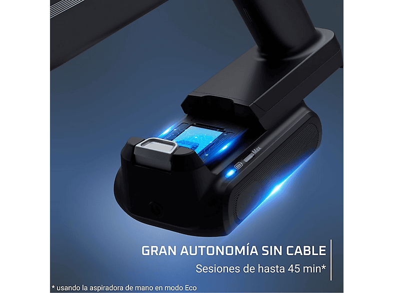 Aspirador escoba - Rowenta X-Pert 7.60 RH6A39, 140 W, 30 AW,  60 min. autonomía, 0.44L, Ligera, Púrpura