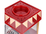 Palomitero - NK HO33001  Máquina de palomitas carro, 1200 W, Capacidad 0.27 l, Sin aceite, Rojo