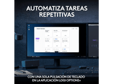 Pack Teclado + Ratón - Logitech Combo MX KEYS S, Inalámbrico, Bluetooth, Iluminación personalizable, Windows/Mac, USB C, Negro