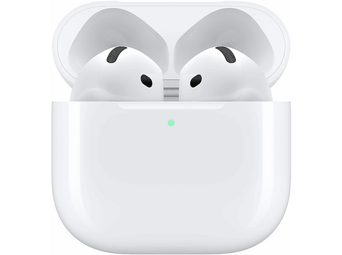 Apple AirPods 4 con Cancelación Activa de Ruido (2024 4ª gen), Inalámbricos, Bluetooth®, Estuche de carga inalámbrico, Chip H2, Siri, USB-C, Blanco