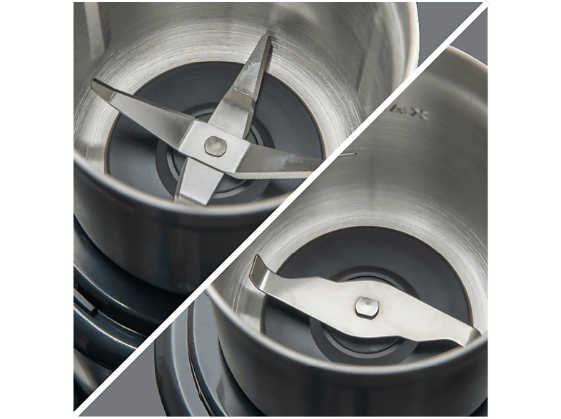 Molinillo de café - Koenic KCH 2021, 200 W, 120 g, Acero inoxidable