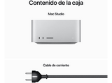 APPLE Mac Studio, Chip M2 Max, 512GB, CPU 12 núcleos, GPU de 30 núcleos y Neural Engine de 16 núcleos, Gris