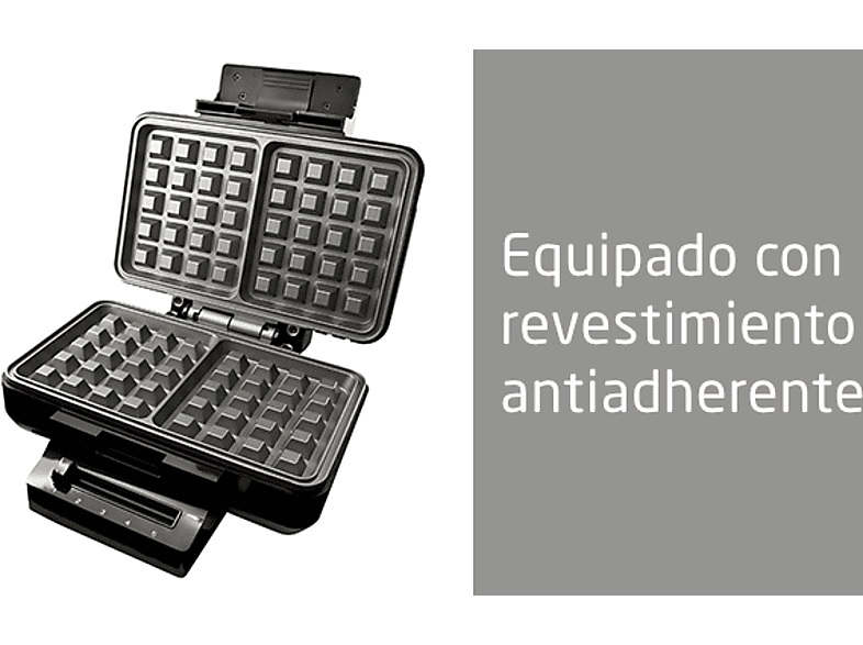 Gofrera - Koenic KWA 3221 Potencia 1000W, Temperatura variable