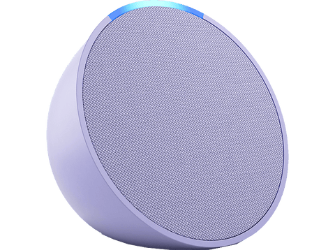 Altavoz inteligente - Amazon Echo Pop, Bluetooth con Alexa de sonido potente y compacto, Lavanda