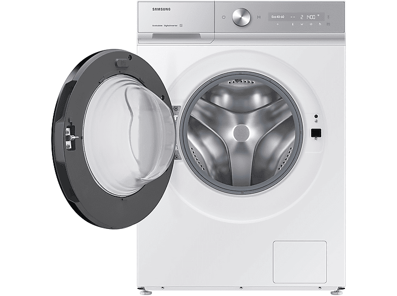 Lavadora carga frontal - Samsung WW11DB8B95GHU3, 11 kg, 1400 rpm, AI EcoBubble™, Función WiFi con SmartThings, Blanco