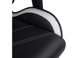 Silla gaming - Drift DR350, Polipiel, Reposabrazos 4D, Ruedas silenciosas, Inclinación, Blanco