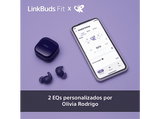 Auriculares True Wireless - Sony LinkBuds Fit, Cancelación de ruido (Noise Cancelling), Bluetooth, HiRes, 21 horas, iOS y Android, Google, IPX4,Morado
