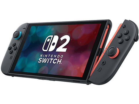 Consola - Nintendo Switch 2, 7.9” Full HD HDR 120 Hz, 256 GB, Magnetic Joy-Con 2 con modo ratón, Azul y Rojo Neón + Juego Mario Kart World (Digital)