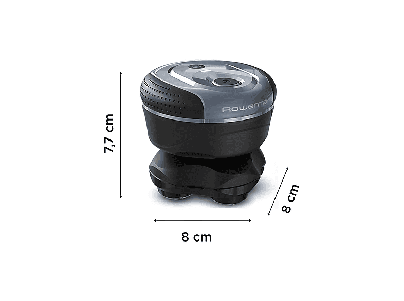 Afeitadora  Rowenta Barber Experience, Afeitadora de cabeza, 5 cabezales, Autonomía 80 min, Wet & Dry, Ergonómico, Cuchillas flexibles, Neceser, Negro