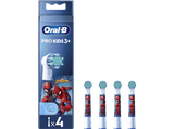 Recambio para cepillo dental - Oral-B Kids, Cabezales De Recambio De Spider-Man, Pack de 4 Unidades