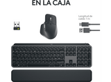 Pack Teclado + Ratón - Logitech Combo MX KEYS S, Inalámbrico, Bluetooth, Iluminación personalizable, Windows/Mac, USB C, Negro