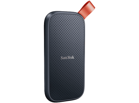 Disco duro SSD externo 1TB - SanDisk Portable SSD, Portátil, USB 3.2 Gen 2, Lectura de hasta 800 MB/s, Gancho de goma, Gris