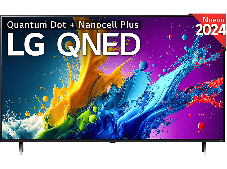 TV QNED 86 - LG 86QNED80T6A, UHD 4K, Procesador Inteligente 4K α5, Smart TV, DVB-T2 (H.265), Negro