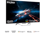 TV QLED 65 - Haier Q8 Series H65Q800UX, Smart TV (Google TV), HDR 4K, Direct LED, Dolby Atmos-Vision, Gaming 120 Hz, Negro
