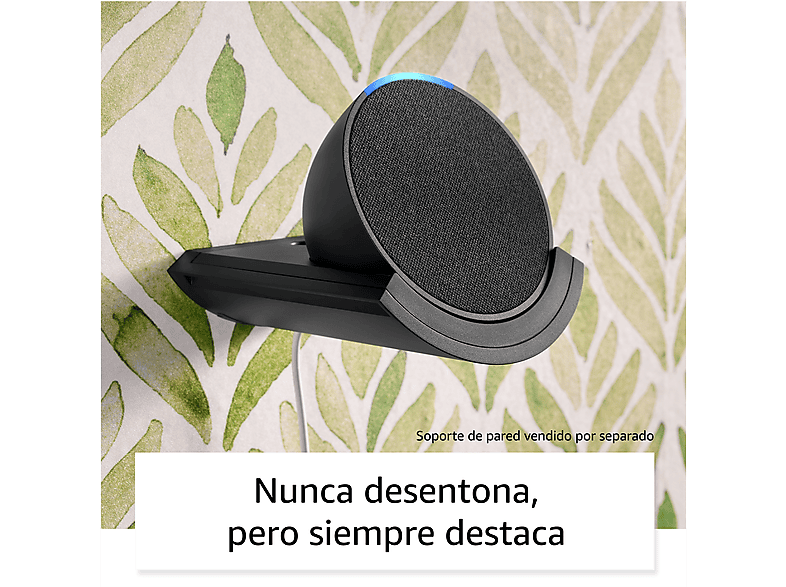 Altavoz inteligente - Amazon Echo Pop, Bluetooth con Alexa de sonido potente y compacto, Lavanda