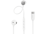 Auriculares de botón - JBL Tune 305C, Intraurales, Bluetooth, Con cable, Micrófono, White
