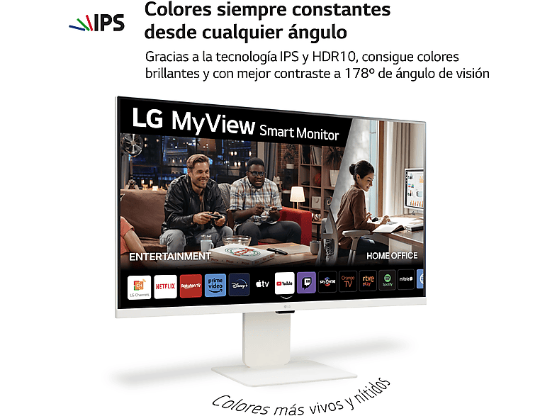 Monitor - LG 32SR83U-W, 31.5, UHD 4K, 5 ms, 60 Hz, HDMI x2, Blanco