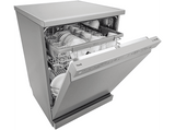 Lavavajillas - LG DF242FPS, Independiente, 14 programas, Lavado a vapor, 60 cm, Inox antihuellas