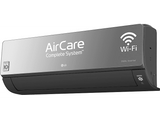 Aire acondicionado - LG MIRROR09UVN, Split 1x1, 2268 fg/h, WiFi, Inverter, Bomba de calor, Negro