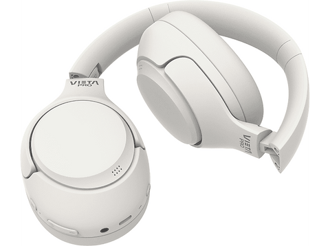 Auriculares inalámbricos - Vieta Pro Calm 2, Circumaurales, Bluetooth, Cancelación de Ruido, 60h Autonomía, Blanco