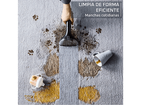 Aspirador sin bolsa - Rowenta Clean IT IN5011F0, 400 W, Tapicerías, Quitamanchas, Depósito 1.8L, Portátil, Ergonómico, Accesorios, Naranja