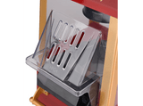 Palomitero - NK HO33001  Máquina de palomitas carro, 1200 W, Capacidad 0.27 l, Sin aceite, Rojo