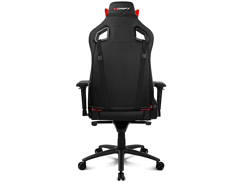Silla gaming - Drift DR500R, Reposabrazos 4D, Cojín cervical y lumbar, Reclinable, Giratorio