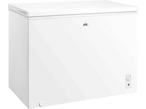 Congelador horizontal - OK OFZ 181 E W, 293 l, 84.8 cm, Control temperatura, 4 estrellas, Blanco