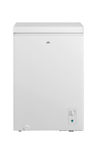 Congelador horizontal - OK OFZ 161 E W, Compresión, 99 l, 85 cm, Blanco