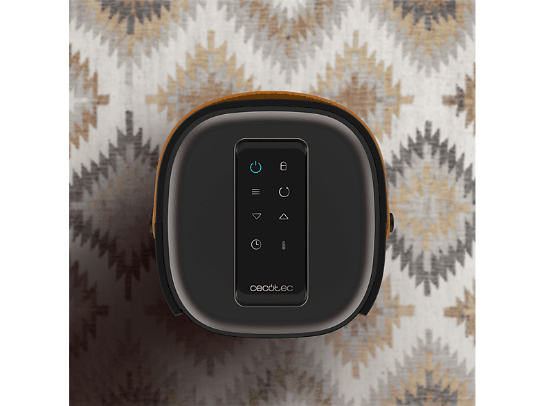 Calefactor - Cecotec ReadyWarm 2070 Max Ceramic Rotate Smart, 2000 W, 3 modos, 20 m², Oscilante, Termostato, Temporizador, Mando a distancia, Black