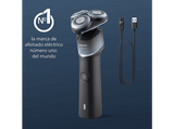 Afeitadora - Philips X5006/00, Autonomía de 50 min, Carga rápida, Lavable, Afeitado en seco/húmedo, Tecnología SkinGlide, Anticorrosión, Negro