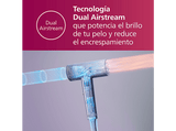 Secador - Philips SERIE 8000 BHD839/10, 1400 W, 7 Niveles de calor, 3 Velocidades, Difusor incluido, Azul Adriático