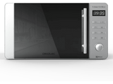 Microondas - Cecotec ProClean 5120 Mirror, Grill, 700W, 20 L, 8 programas, Inox