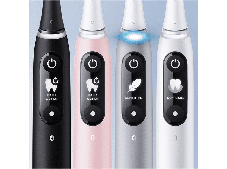 Cepillo eléctrico - Oral-B iO 6S, 5 modos, Pantalla interactiva, Sensor de presión, Negro