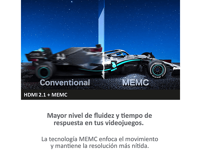 TV QLED 65 - Haier Q8 Series H65Q800UX, Smart TV (Google TV), HDR 4K, Direct LED, Dolby Atmos-Vision, Gaming 120 Hz, Negro