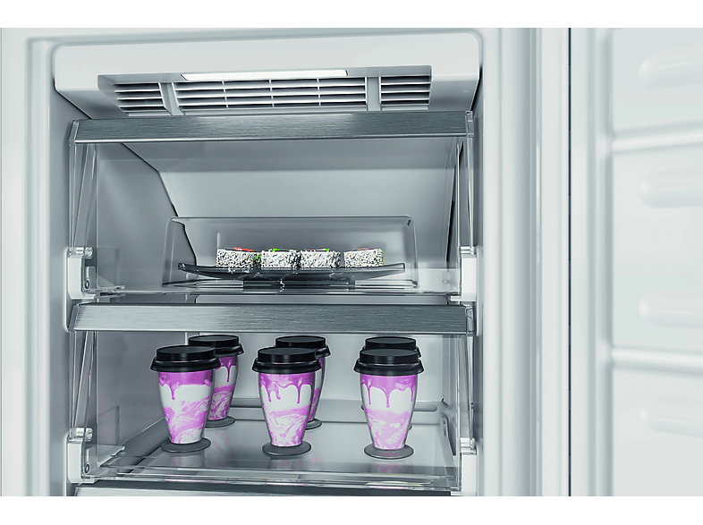 Congelador integrable - Whirlpool WHSD18F073C1, 209 l, No Frost, 177.1 cm, 6th Sense, Blanco