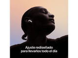Apple AirPods 4 (2024 4ª gen), Inalámbricos, Bluetooth®, Estuche de carga inalámbrico, Chip H2, Siri, USB-C, Blanco