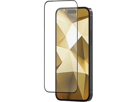 Protector pantalla - ISY IPG 5181-2.5D, Para iPhone 15, Antihuellas dactilares, Antiarañazos, Vidrio templado