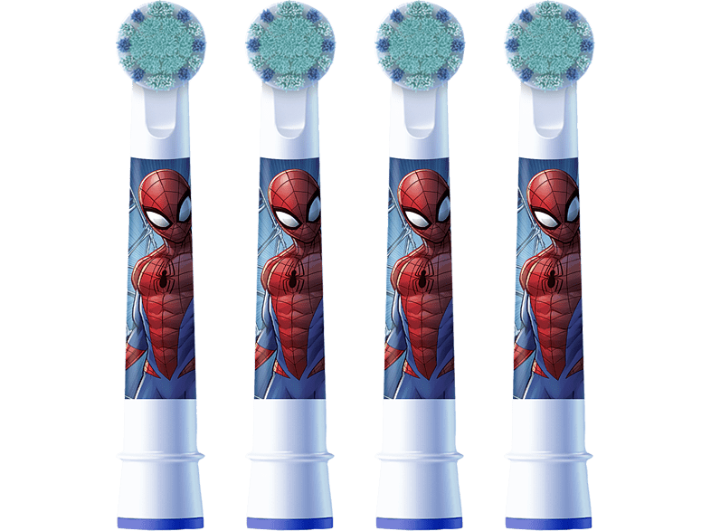 Recambio para cepillo dental - Oral-B Kids, Cabezales De Recambio De Spider-Man, Pack de 4 Unidades