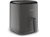 Freidora de aire - Moulinex Easy Fry Max 5L EZ245H,1500 W, 200 °C, 10 Programas, Tecnología Extra-Crisp, Temporizador, Panel Táctil LCD, Gris