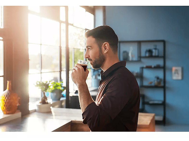 Cafetera superautomática - Philips EP2220/10, Molinillo integrado, Espumador de leche clásico, Filtro AquaClean, 1500W, 15 bar, 2 tazas, Negro