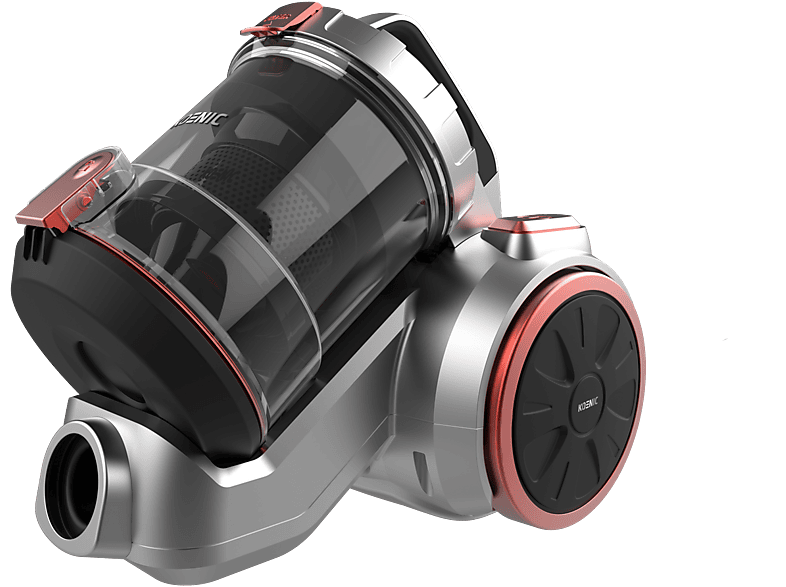 Aspirador sin bolsa - Koenic 103443, 890 W, Capacidad Depósito 600l, Gris