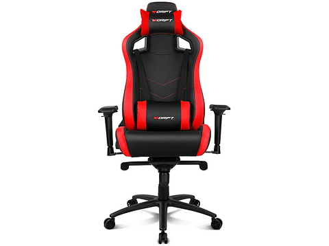 Silla gaming - Drift DR500R, Reposabrazos 4D, Cojín cervical y lumbar, Reclinable, Giratorio