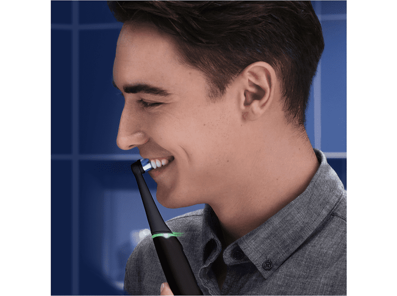 Cepillo eléctrico - Oral-B iO 6S, 5 modos, Pantalla interactiva, Sensor de presión, Negro