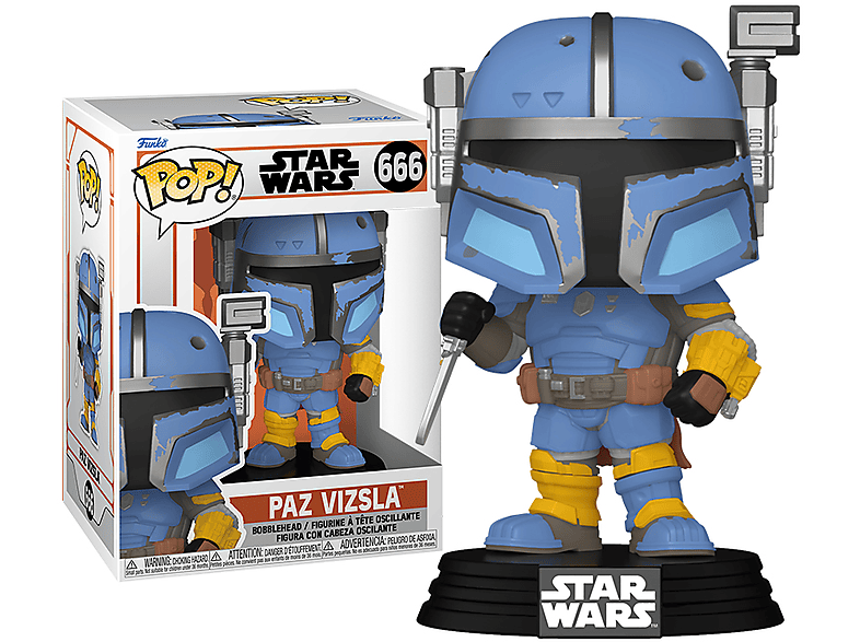 Figura Funko Pop! - The Mandalorian S9 (Star Wars): Paz Vizsla, Vinilo, 10 cm