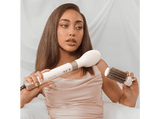 Moldeador - Cecotec Bamba CeramicCare 14in1 AirGlam Champagne, con tecnología Coanda, Cabezales con Revestimiento de Cerámica y Keratina, Champagne