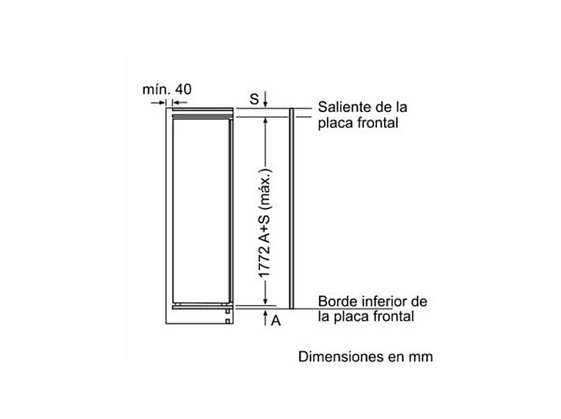 Congelador vertical - Siemens GI81NACE0, Serie IQ500, 212 l, 177.2 cm, No Frost, Cierre SoftClose, Sin panelar