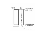 Congelador vertical - Siemens GI81NACE0, Serie IQ500, 212 l, 177.2 cm, No Frost, Cierre SoftClose, Sin panelar