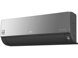 Aire acondicionado - LG MIRROR09UVN, Split 1x1, 2268 fg/h, WiFi, Inverter, Bomba de calor, Negro